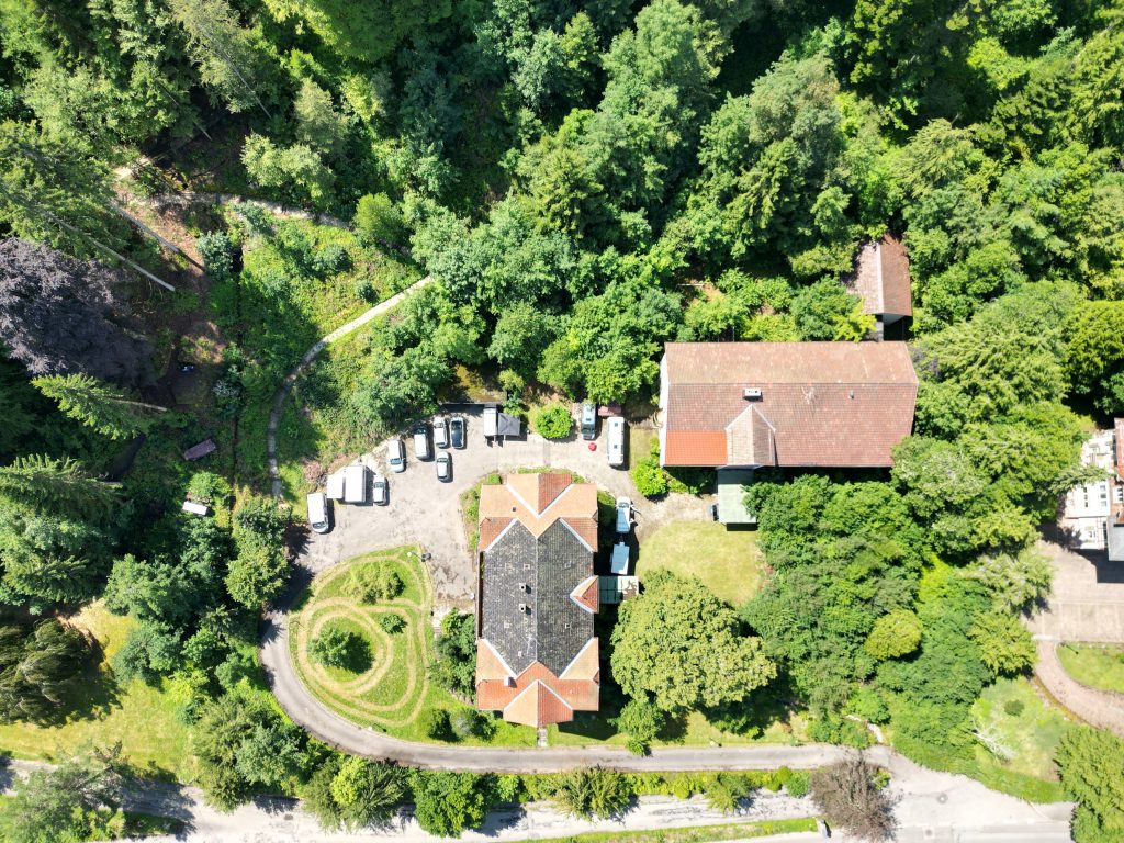 Drohnenfotografie: Haus Salem von oben